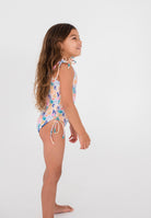 Recycled Reversible One Piece - Rainbow Palm & Seaweed Breeze FROM ZION