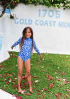 Recycled Rash Swimwear - Blue Seaweed FROM ZION