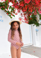 Recycled Rash Swimwear - Checkered Sun FROM ZION