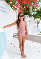 Recycled Reversible One Piece - Checkered Sun & Abstract FROM ZION