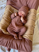 Ribbed Bamboo Baby Wrap - Choccy FROM ZION
