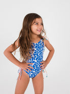 Recycled Reversible One Piece - Rainbow Palm & Seaweed Breeze FROM ZION