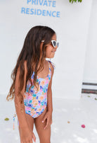 Recycled Reversible One Piece - Rainbow Palm & Seaweed Breeze FROM ZION