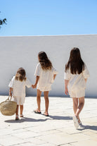 Billie Set "Kids" - Beige Stripe (100% Organic Cotton) FROM ZION