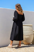 Willa Organic Cotton Dress - Women's "Black" FROM ZION