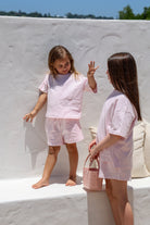 Billie Set "Kids" - Pink Stripe (100% Organic Cotton) FROM ZION
