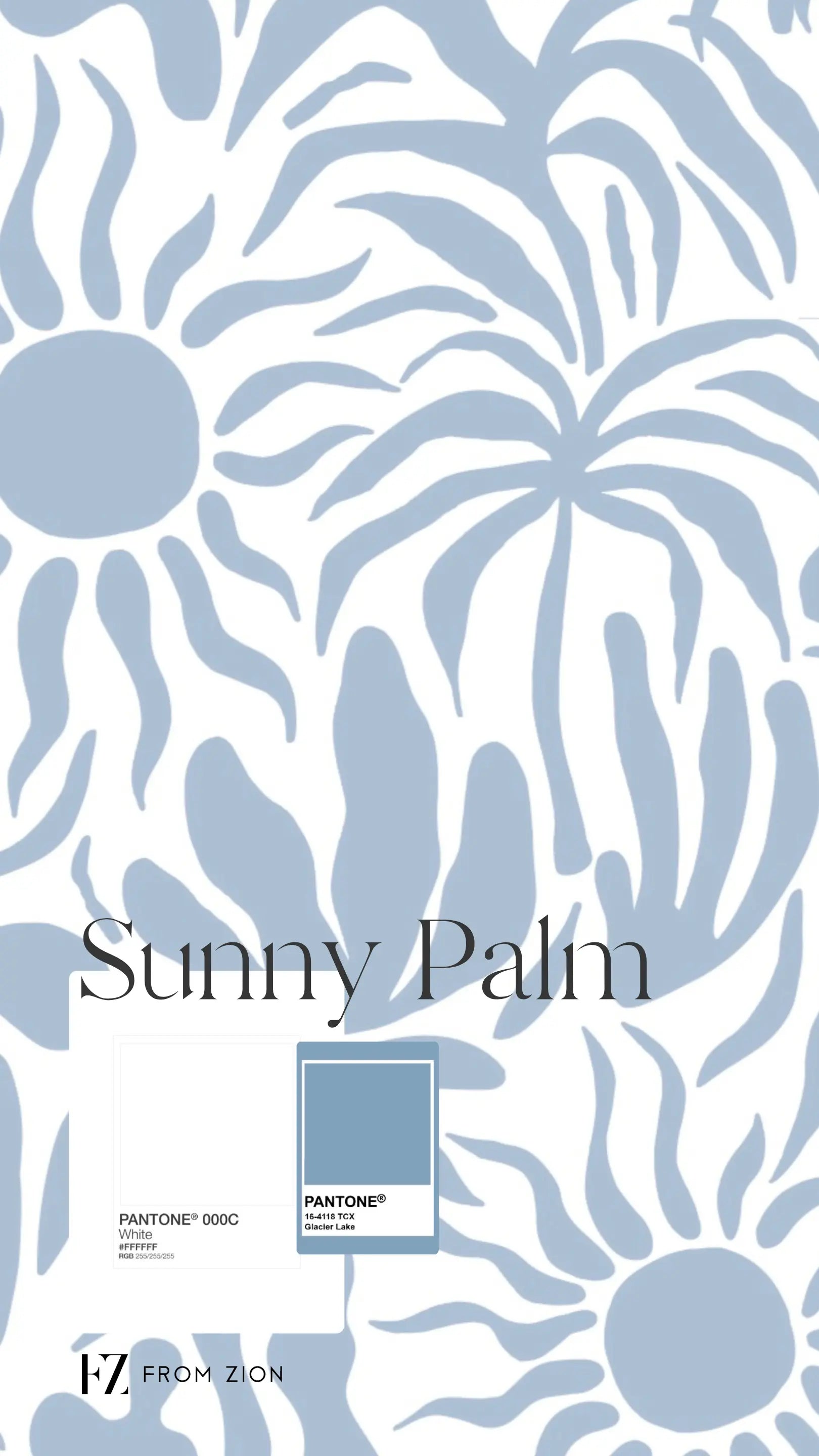 100% Bamboo Wrap - Sunny Palm FROM ZION