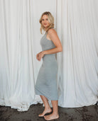 grey bodycon dress