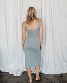 grey bodycon dress