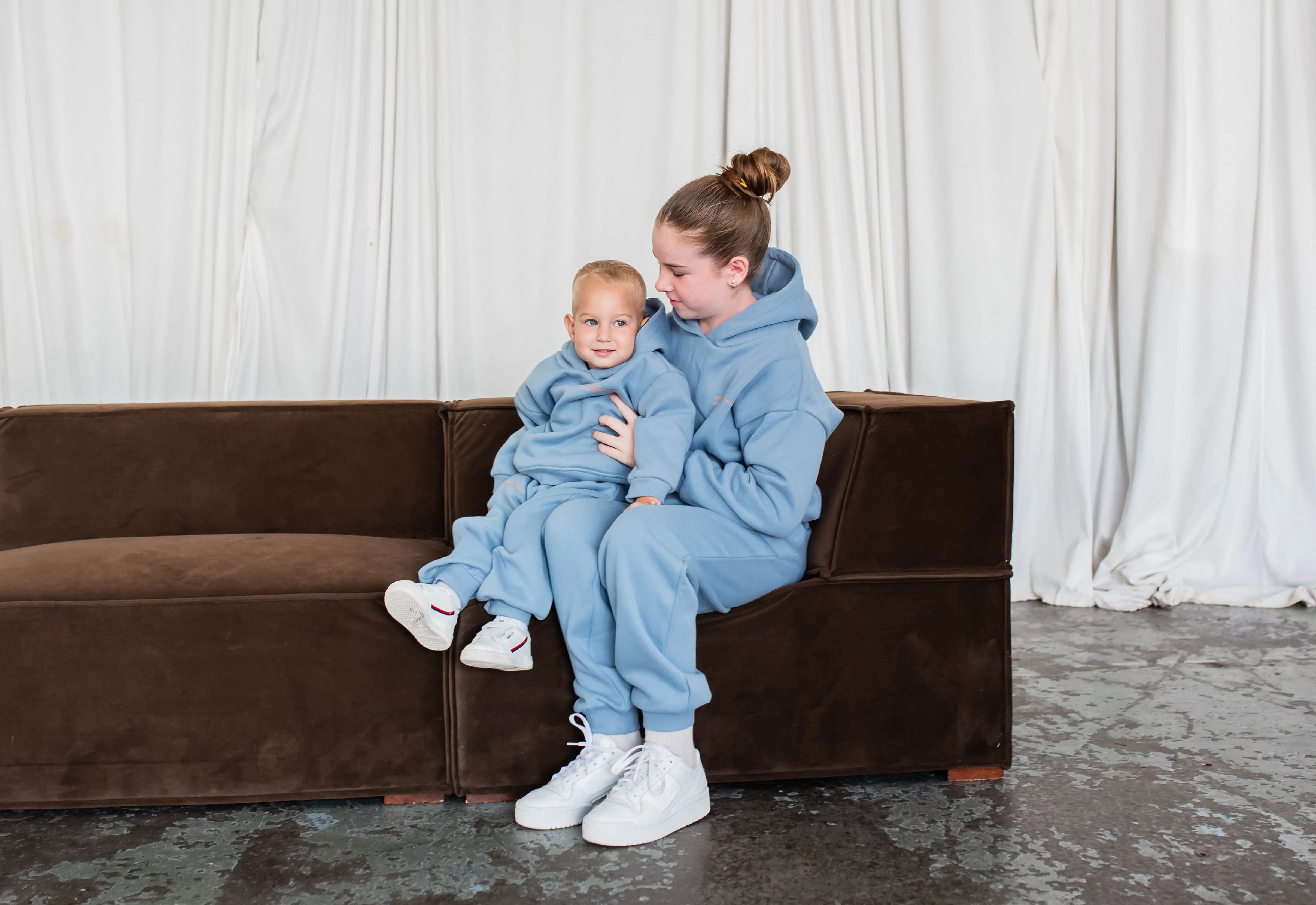 blue tracksuit set