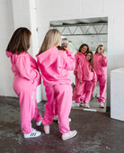 pink tracksuit for kids