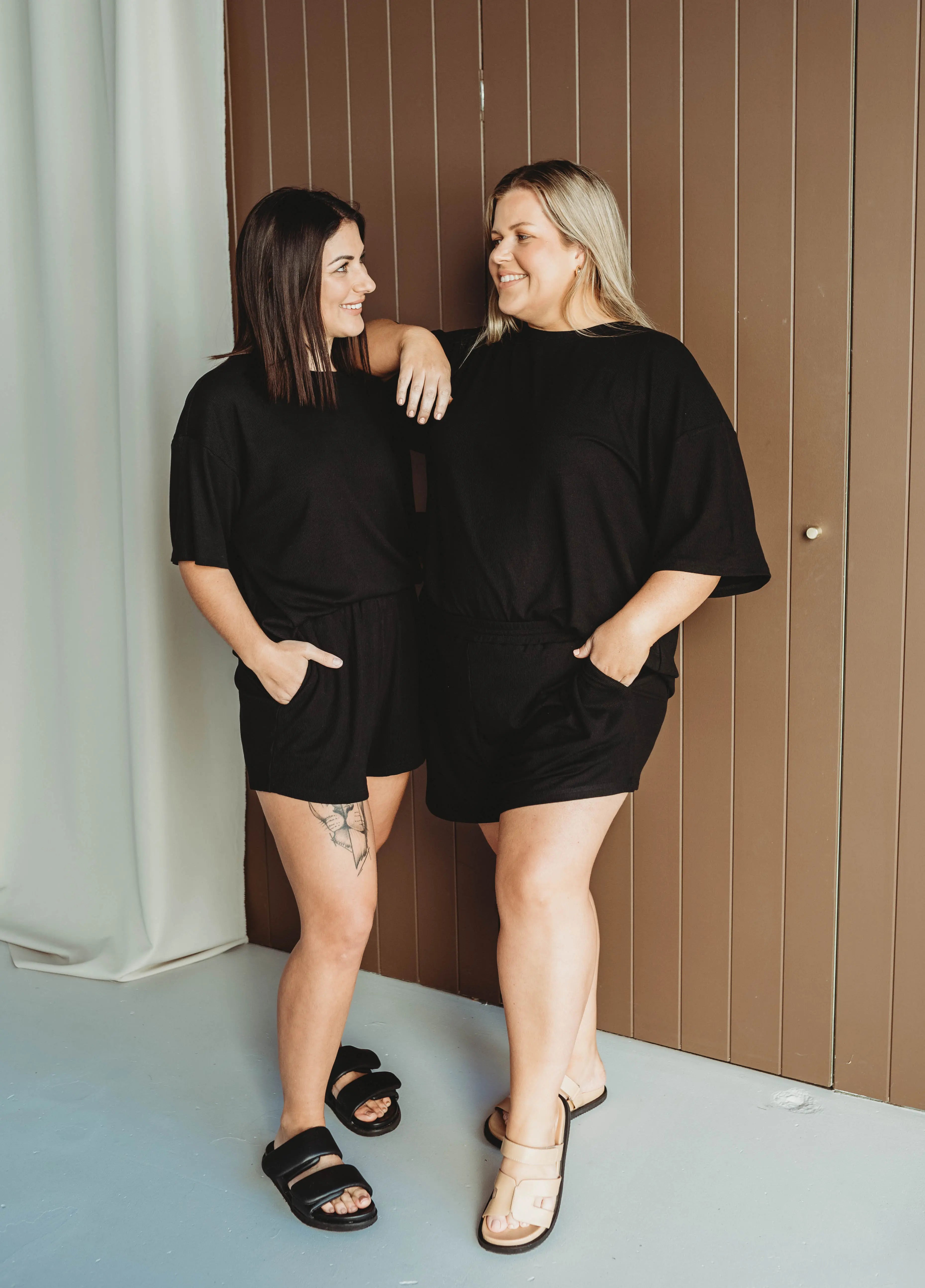 Billie Bamboo Set - Women's "Black" FROM ZION