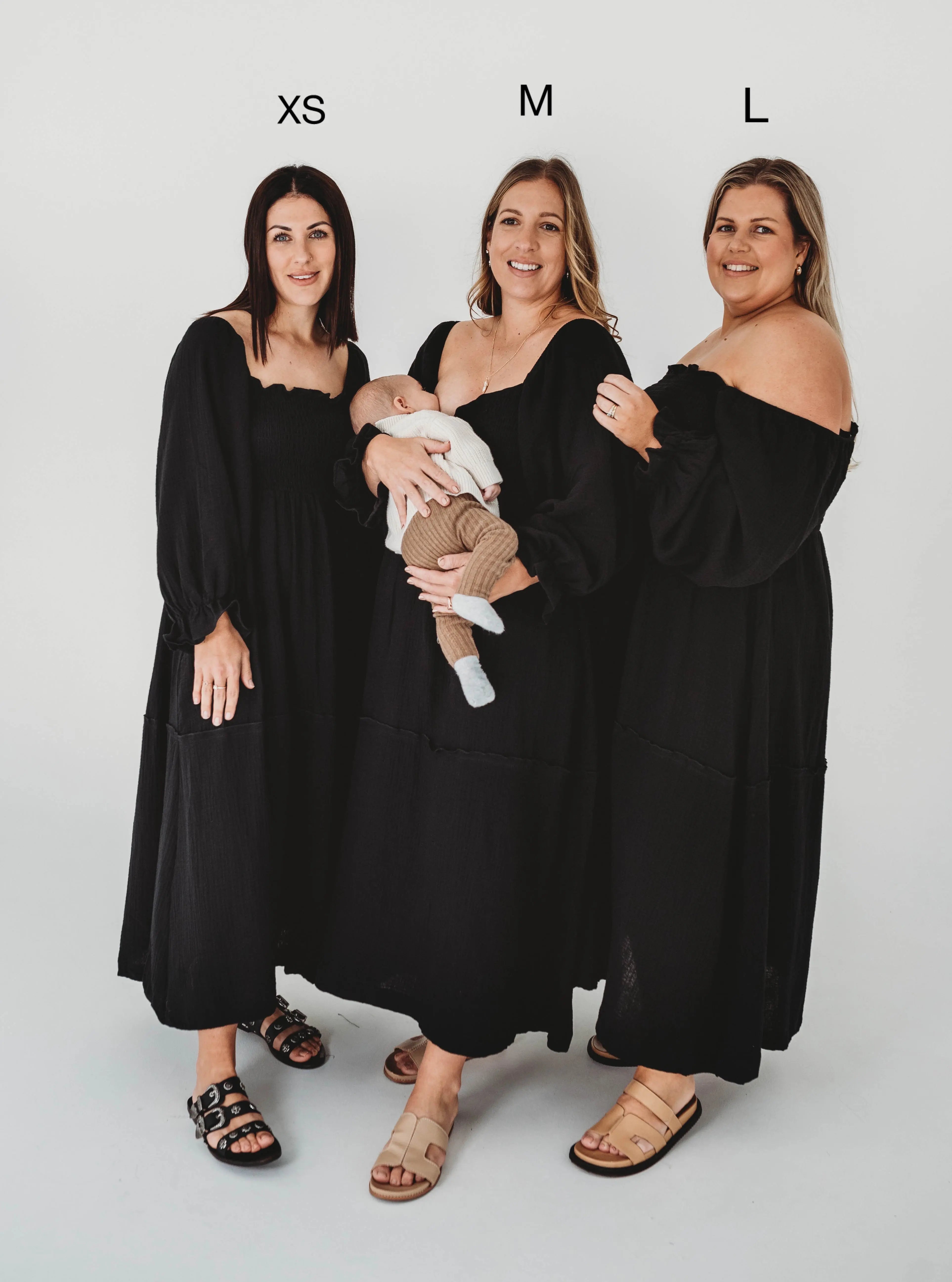 Willa Organic Cotton Dress - Women's "Black" FROM ZION