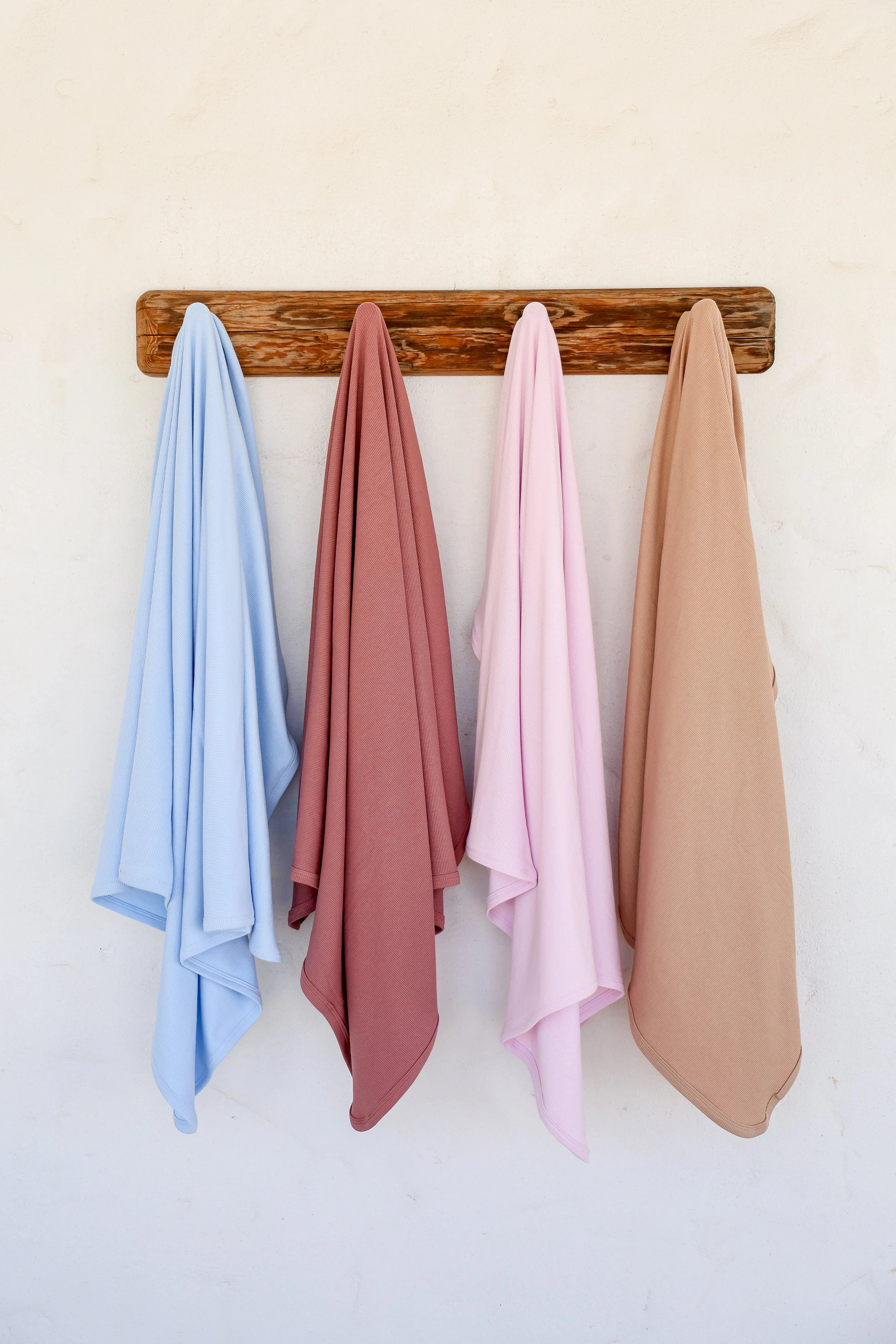 Ribbed Bamboo Baby Wrap - Sky Blu' FROM ZION