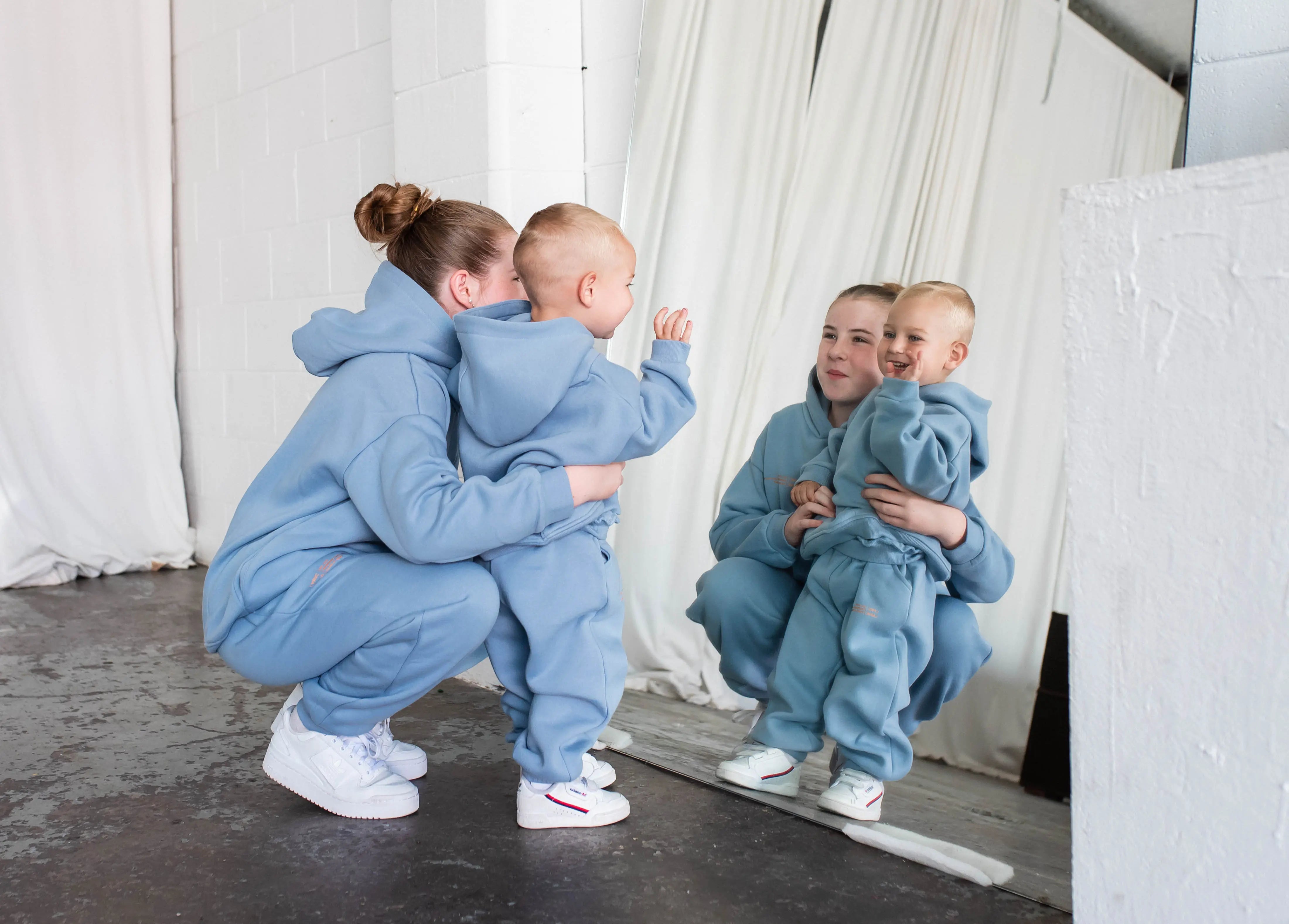blue tracksuits